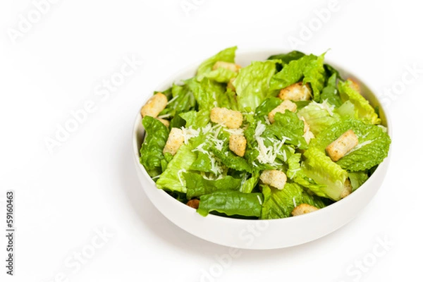Obraz Caesar salad prepared on the classical recipe