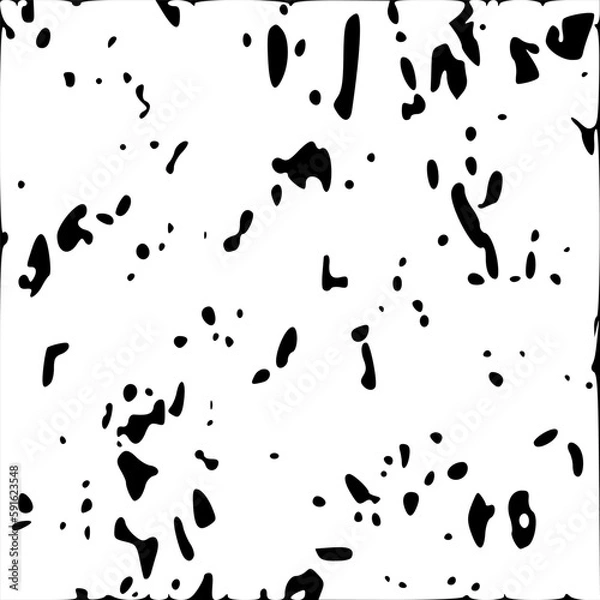 Obraz Black Splash Pattern vector template