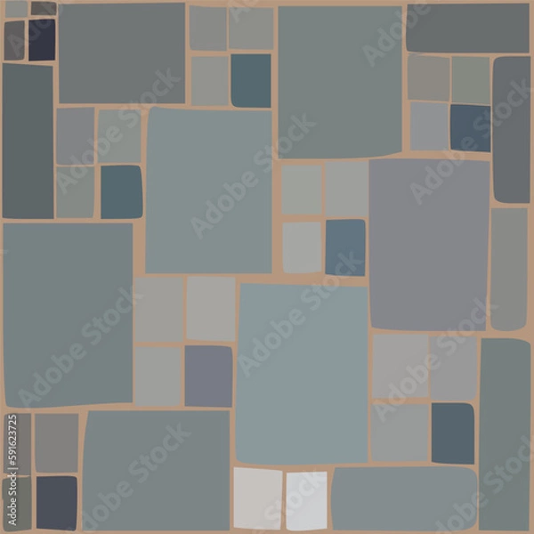 Obraz Simple brick Pattern absurd vector template