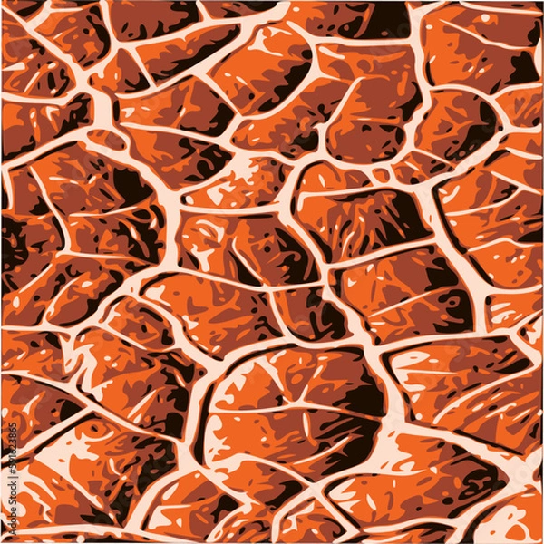 Obraz Orange Abstract Pattern vector template