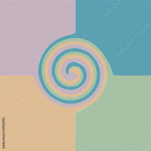 Obraz Simple Unique symbol Abstract Pattern vector template
