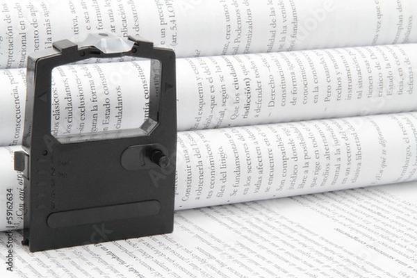 Obraz printer ribbon