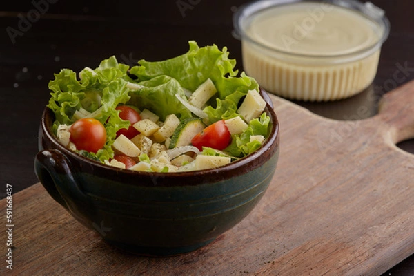 Obraz ensalada queso tradiconal