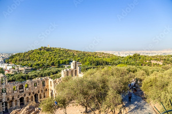 Fototapeta Athens. The Odeon of Herodes Atticus 9