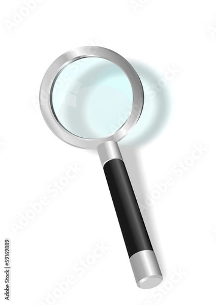Obraz Лупа. увеличительное стекло.