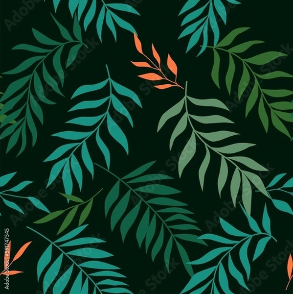Obraz Tropical seamless pattern