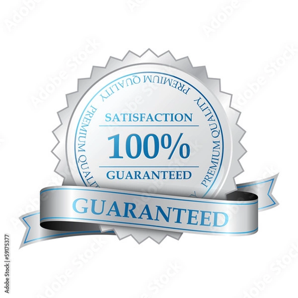 Obraz Vector Premium 100% satisfaction guarantee label