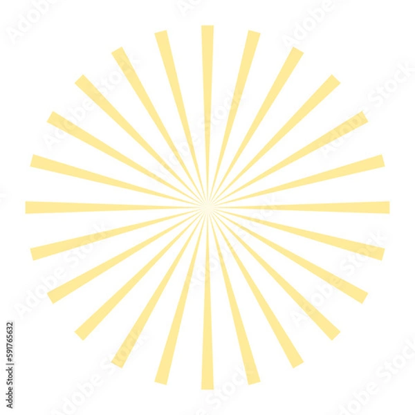 Obraz Radial Sunburst Background