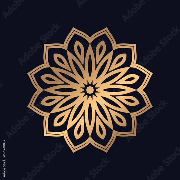 Fototapeta Premium mandala patterns vector logoicon illustration