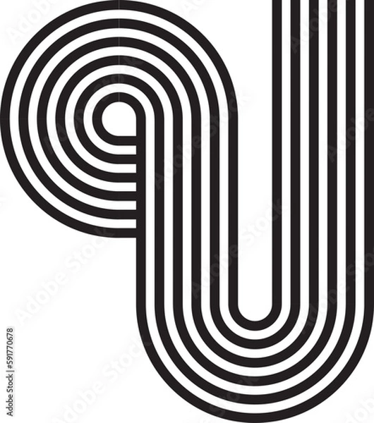 Obraz Line Memphis Element