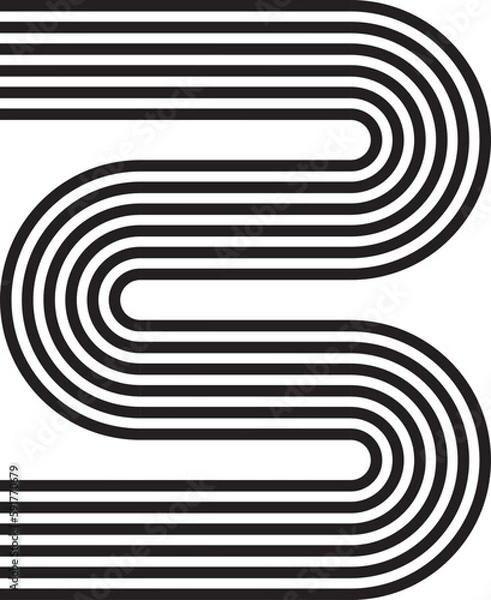 Obraz Line Memphis Element