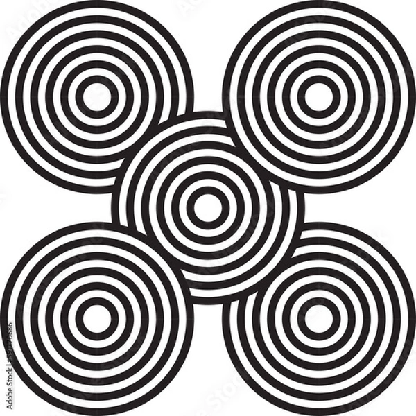 Obraz Line Memphis Element