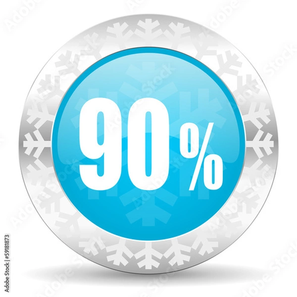 Obraz 90 percent icon