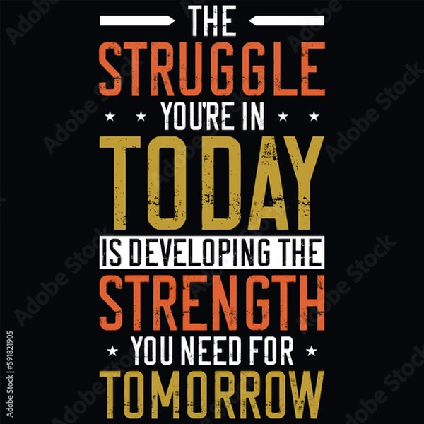 Obraz Typography tshirt design vector design