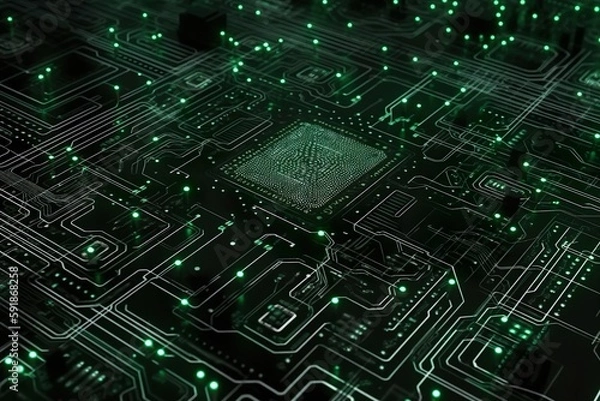Fototapeta electronic circuit board