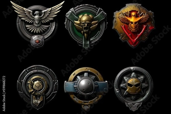 Fototapeta game icons pack