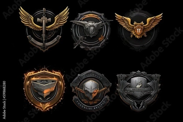 Fototapeta game icons pack