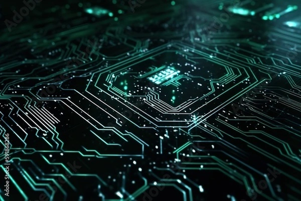 Fototapeta electronic circuit board