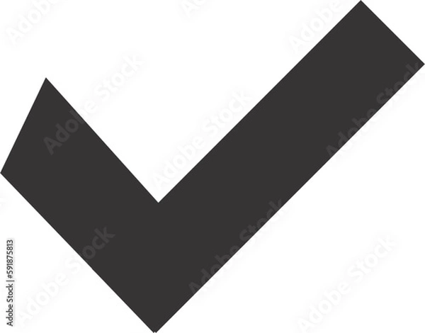 Fototapeta check mark