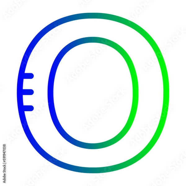 Obraz alphabet o icon