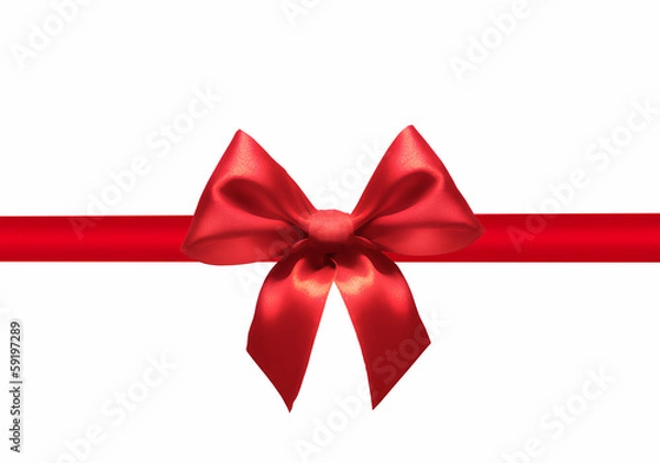 Fototapeta Red bow