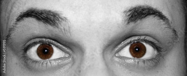 Obraz aufgerissene augen