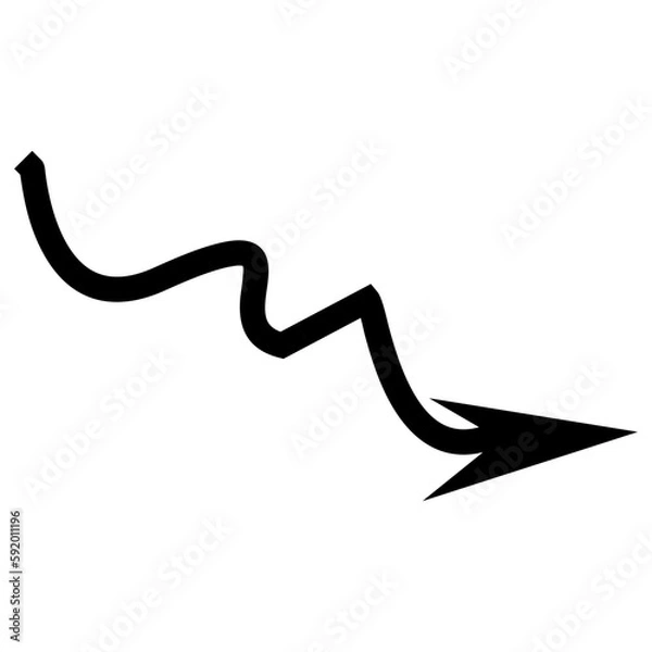 Obraz doodles arrow vector 
