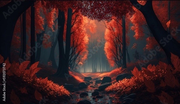 Obraz autumn forest