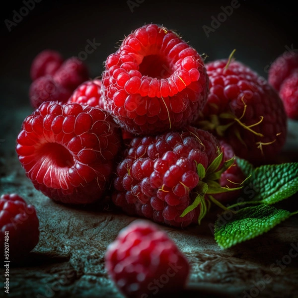 Obraz raspberries