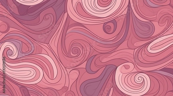 Fototapeta Seamless pattern vector abtract background,AI genereted 