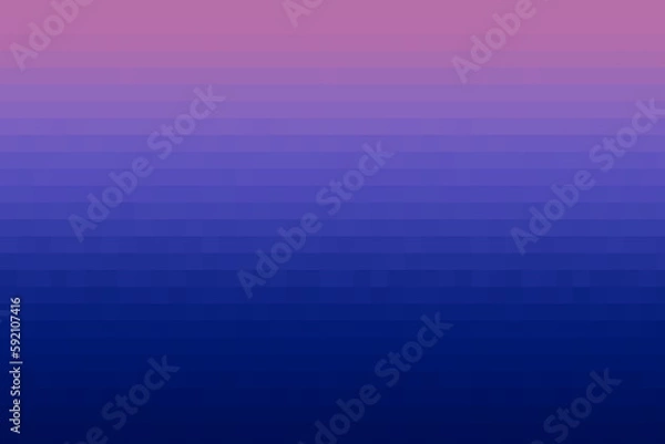 Obraz おしゃれな空色ピクセル　グラデーション　モザイク