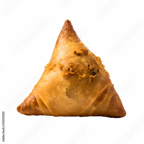 Fototapeta A Samosa crispy Generative AI