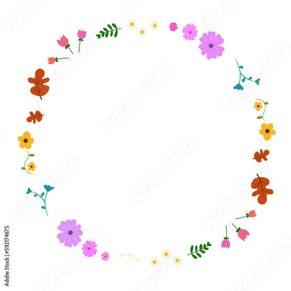 Fototapeta flower frame