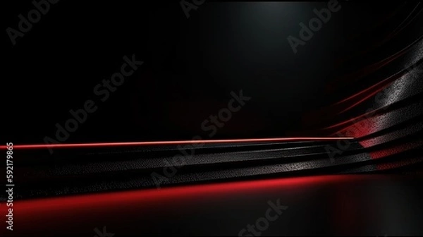Obraz Black red modern abstract background with space for design. Color gradient. Dark light. Luxury