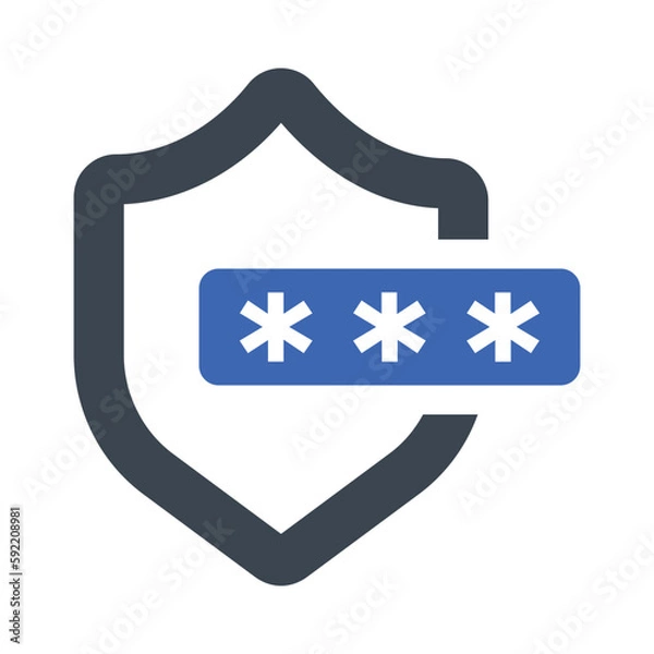 Fototapeta Security pass icon