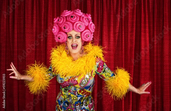 Fototapeta Drag Queen występuje