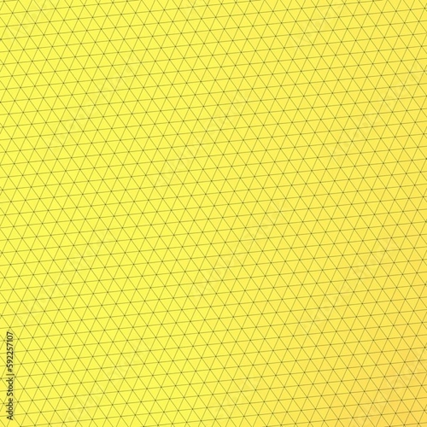 Obraz Abstract yellow geometric pattern for background or wallpaper