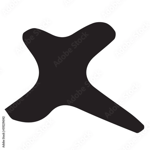 Fototapeta Digital image of letter x