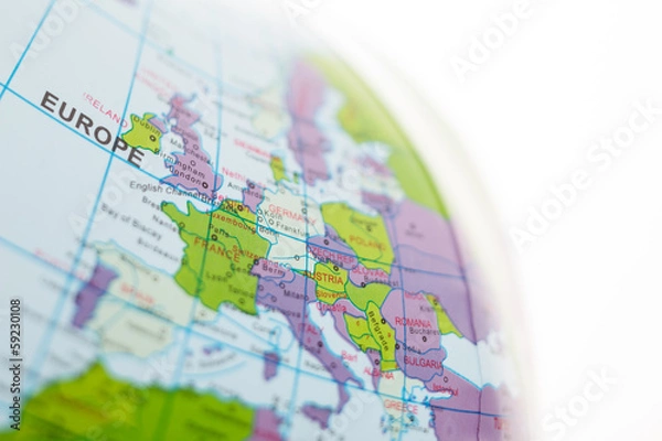 Fototapeta world globe