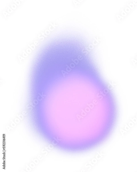 Obraz Grain gradient in circle motion shape. Isolated png grainy purple pink gradient. Abstract background element.