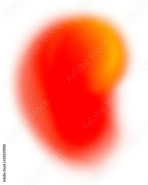 Obraz Abstract grain gradient shape in motion. Isolated grainy shape. Abstract background element.