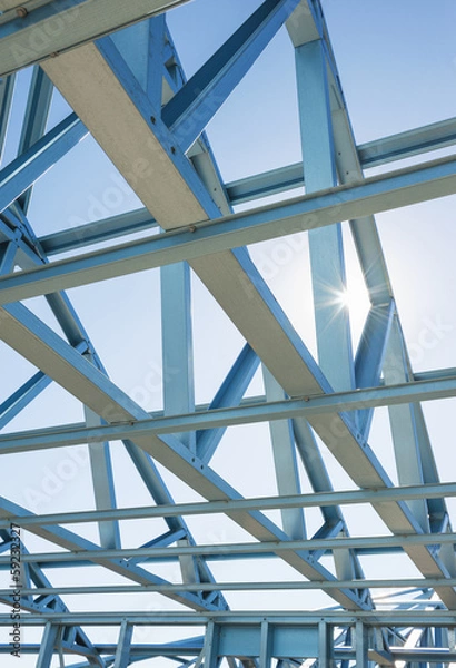 Obraz New home construction framing.