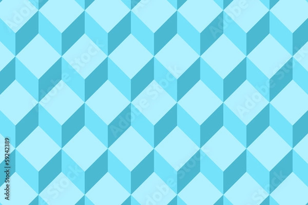 Fototapeta Blue and white pattern
