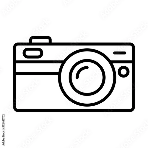 Obraz Camera Icon Design Vector Template illustration