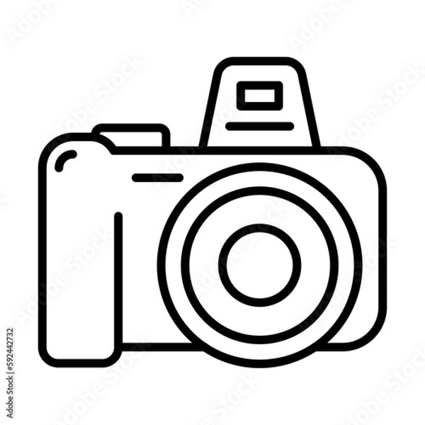 Obraz Camera Icon Design Vector Template illustration