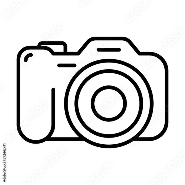 Obraz Camera Icon Design Vector Template illustration