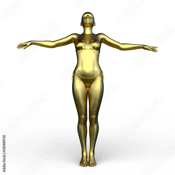 Fototapeta ポーズをとる女性