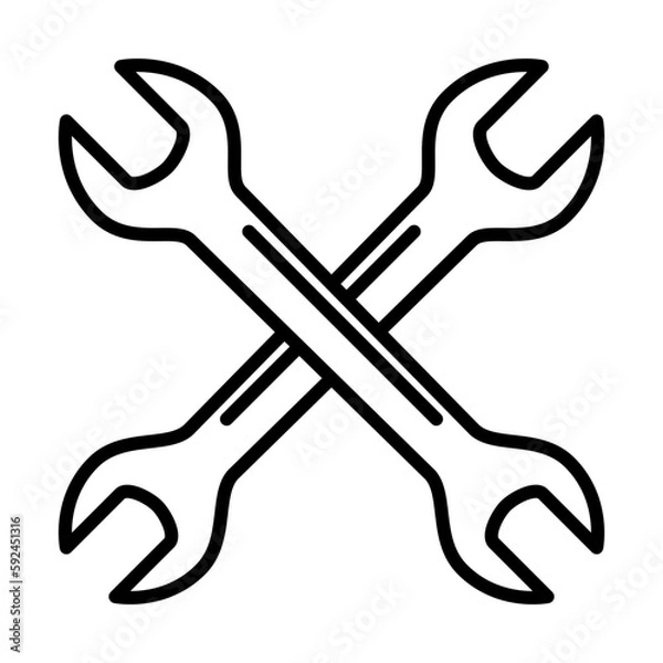 Obraz Repair Icon Design Vector Template Illustration