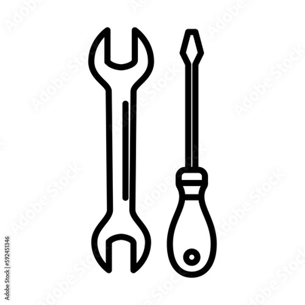 Obraz Repair Icon Design Vector Template Illustration