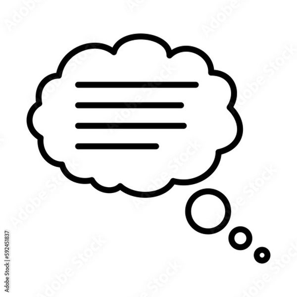 Fototapeta Speech Bubble Icon Design vector template illustration
